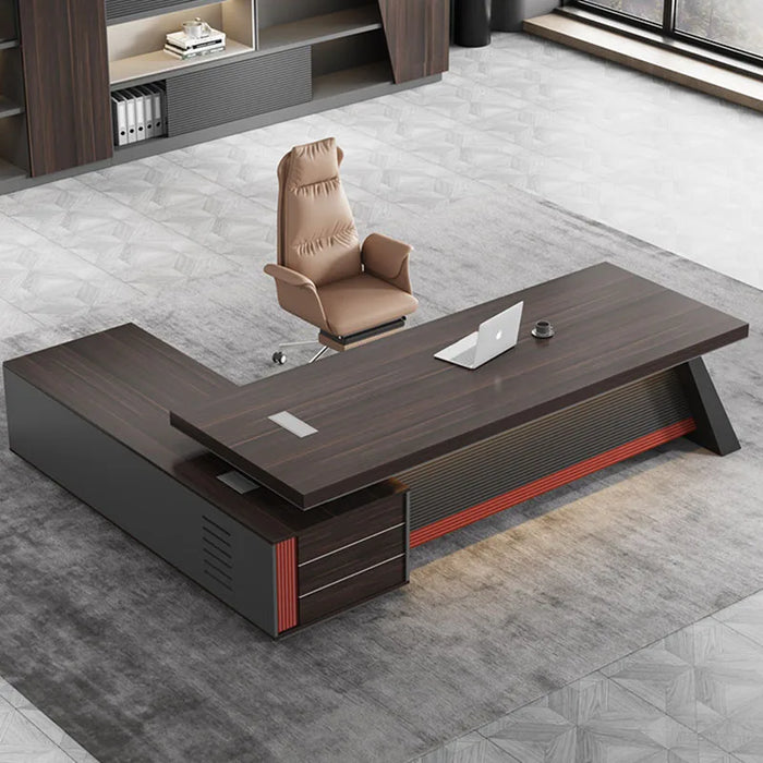 Drawers Office Desk Executive Storage Conference Luxury Work Table Workstation Bedroom Scrivania Ufficio Lavoro Home Furniture