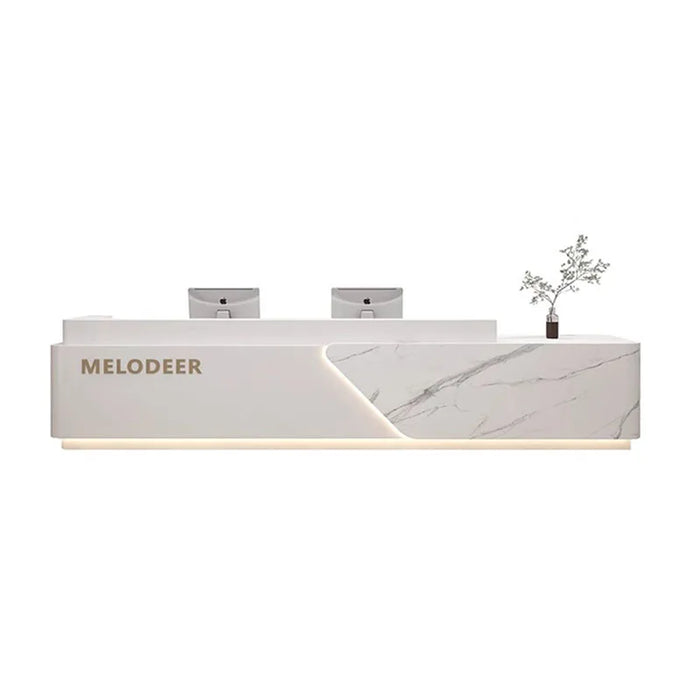 Simple Information Luxury Reception Desk Modern Counter Conference Reception Desk Podium Escritorio Restaurant Furniture