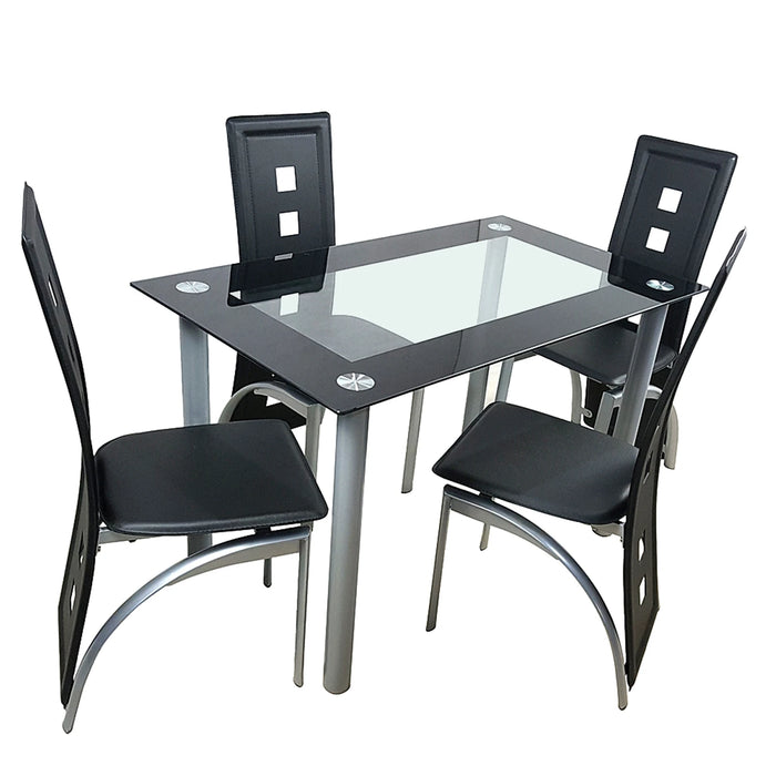 4pc/set Nordic High Grade PVC Leather Comfortable Dining Chairs Modern Durable Restaurant Office Room Chairs Furniture