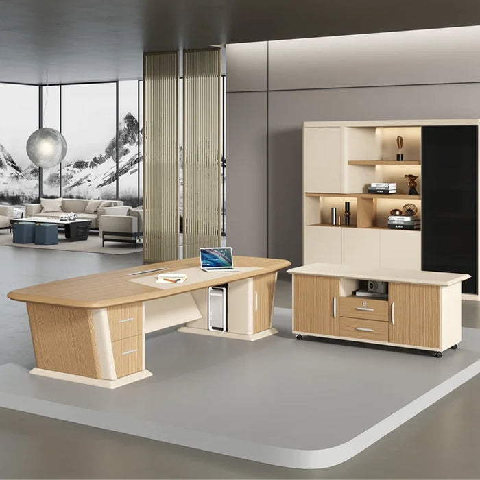 Executive Reception Desks Nail Modern Conference Tables Drafting Study Modern Walnut Mesa Para Computador Office Furniture