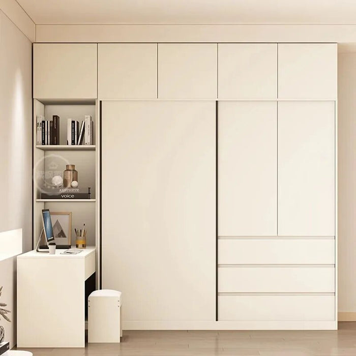 White Nordic Wardrobe Luxury Modern Large Room Organization Wardrobe Bedroom Storage Armario Multiuso Multifunction Furniture