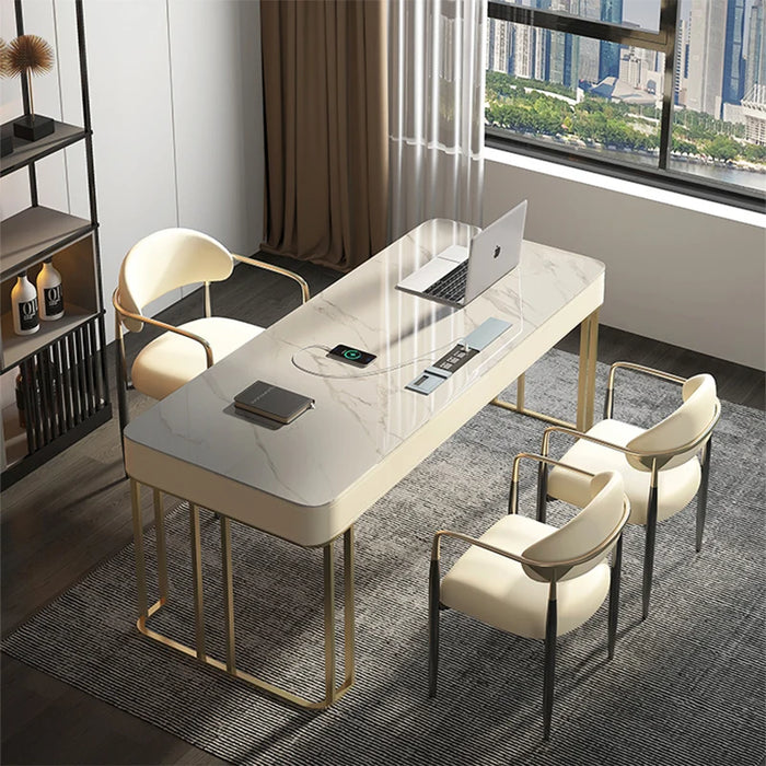Manicure Writing Office Desks Executive Study Gaming Computer Office Desks Reception Work Tablo Tavolo Office Furniture WN50OD