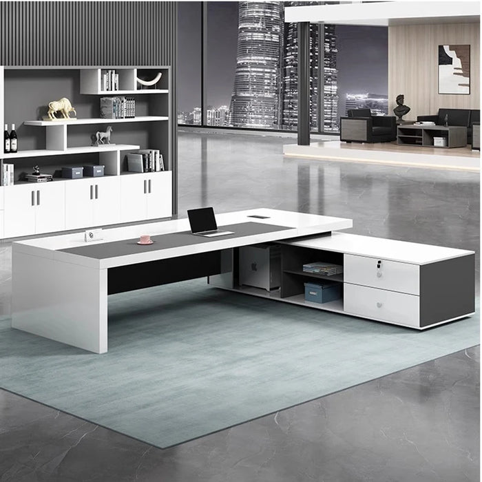 Desktops Executive Office Desks Reception White Reception Counter Monitor Mainstays Office Desks Storage Mesa Modern Furniture
