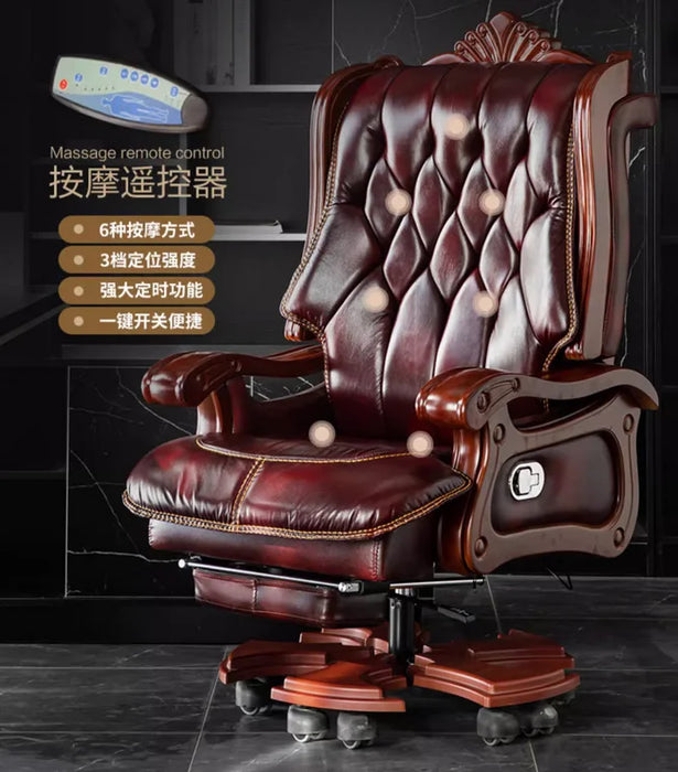 Boss's Chair Business Massage Class Chair Reclining Office Chair Home Computer Lift Rotating Chair