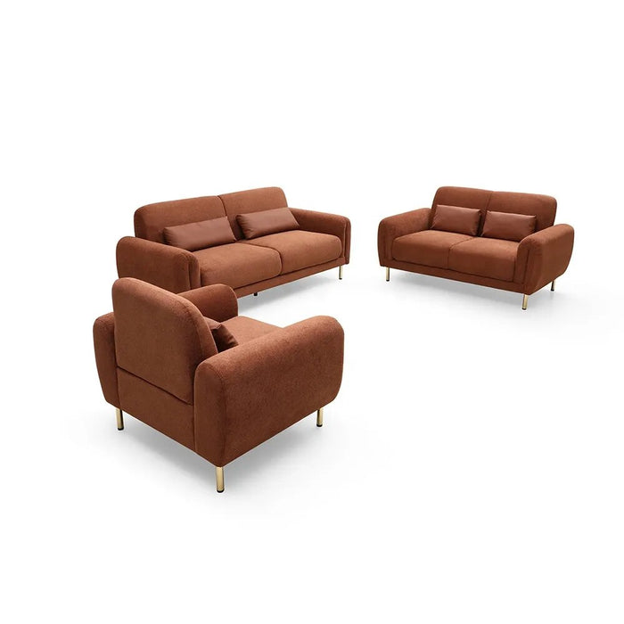 Wholesale 1 2 3 seater U shape sofa living room furniture couch Modern fabric sectional sofa set