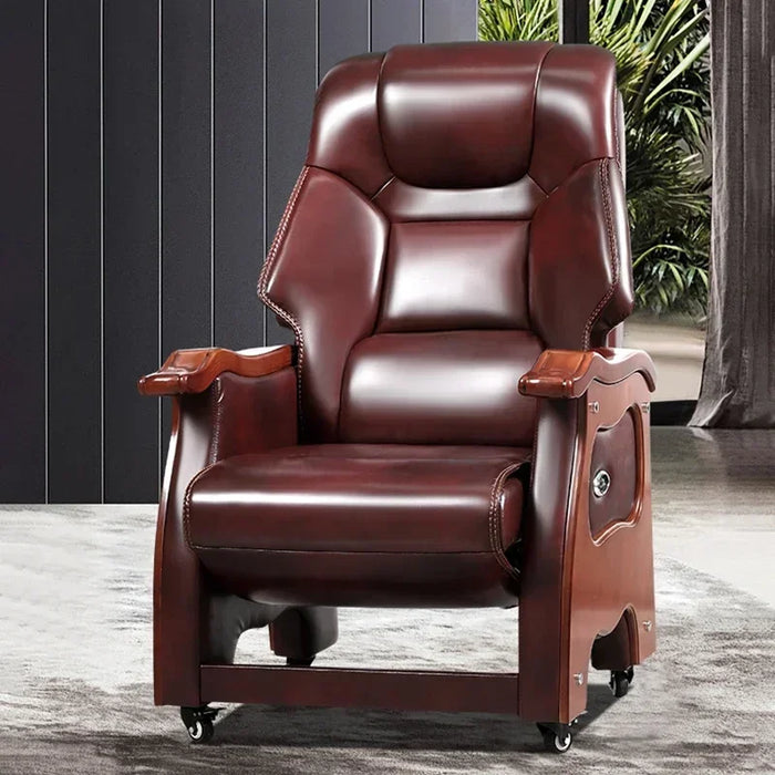 Boss Massage Office Chair Ergonomic Recliner Wheels Relax Relaxing Armchairs Library Fashion Cadeira Presidente Office Furniture