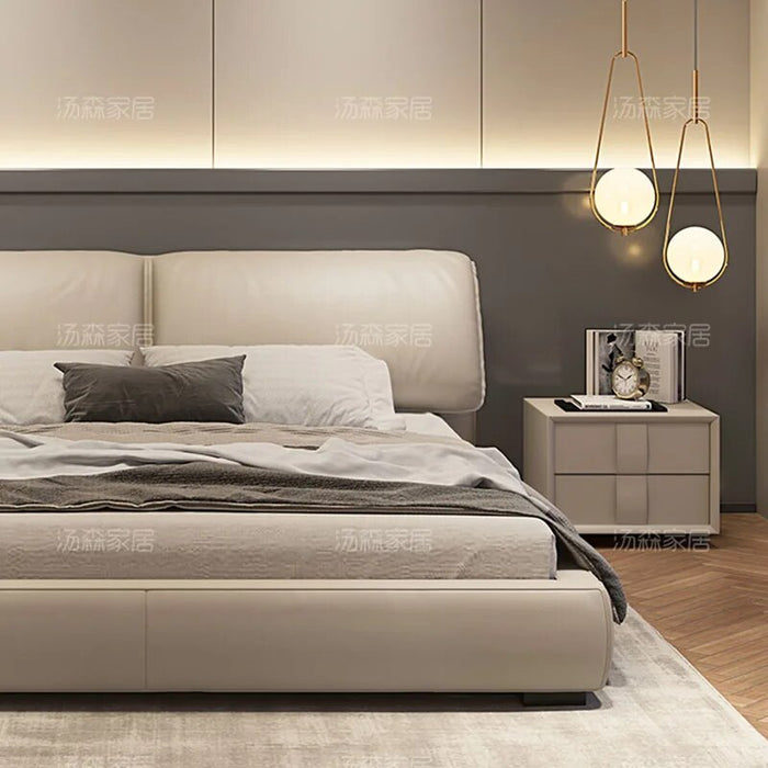 Modern Queen Bed Frame With Headboard Single Desk Upholstered Kids Beds For Nightstands With Storage Yatak Bedroom Furniture