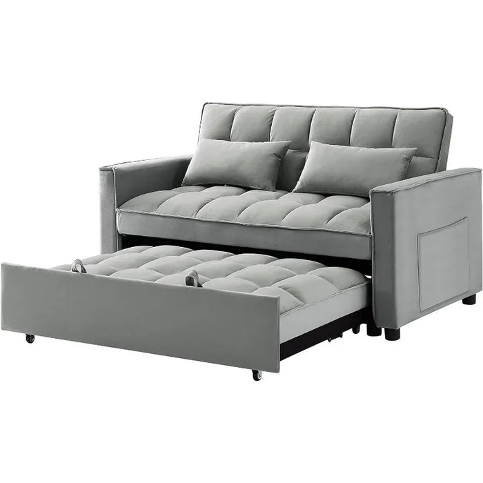3 in 1 Convertible Sleeper Loveseat, Futon Sofa Couch With Pullout Bed ,Furniture for Living Room sofa bed  home furniture