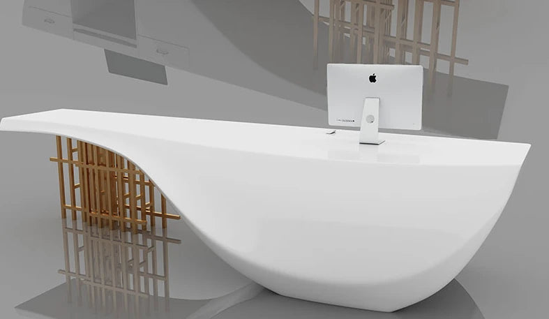 paint beauty salon cash register bar counter educational institution information desk, front desk reception desk