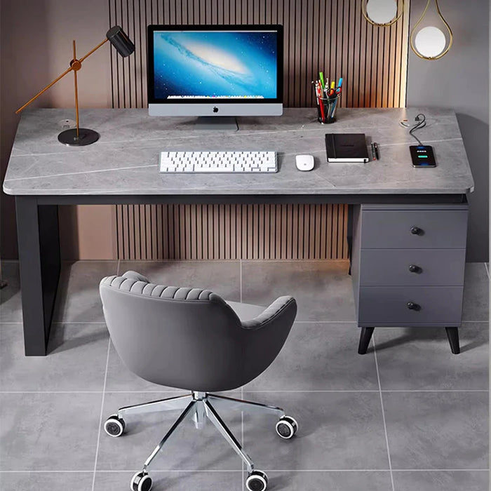 Shelf Standing Monitor Office Desk Storage Corner Secretary Writing Computer Desks Executive Study Mesa Escritorio Furniture