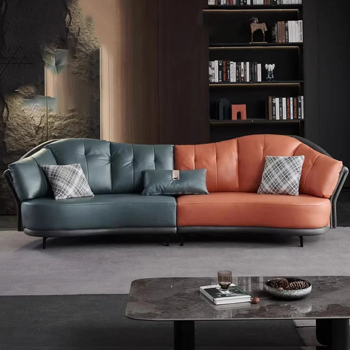 Unusual Ergonomic Banquet Sofa Curved Relax Century Modern Italiano Luxury Sofa Designer Cinema Canape Salon Bedroom Furniture