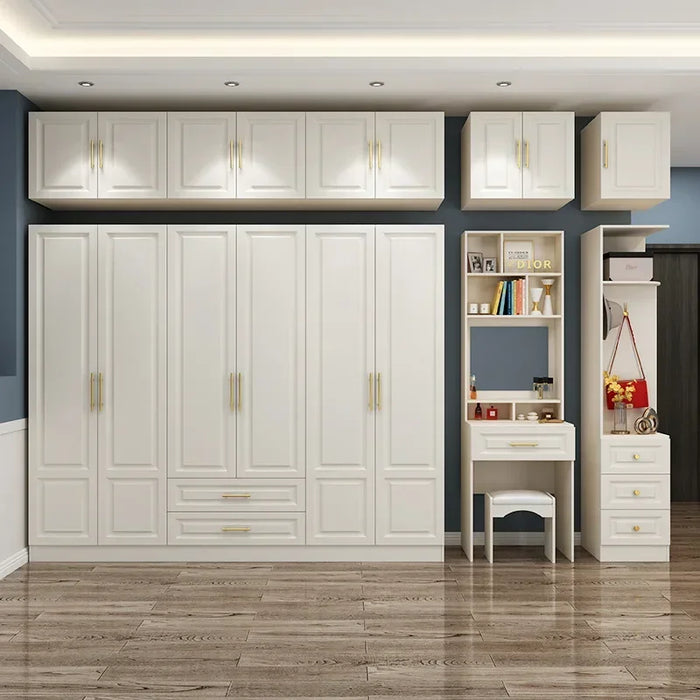 Divider Entry Wardrobe Gold Handles Hanging Rail Storage Unique Wardrobe Essentials Women Bedroom