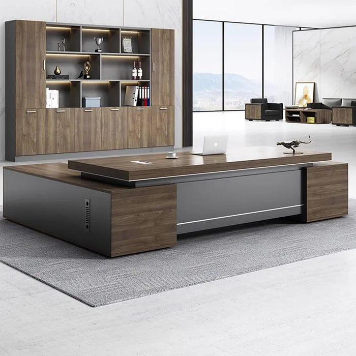 Standing Executive Office Desk Reception Monitor Organizers Drawers Computer Desks Luxury Floor Mesa De Escritorio Furniture
