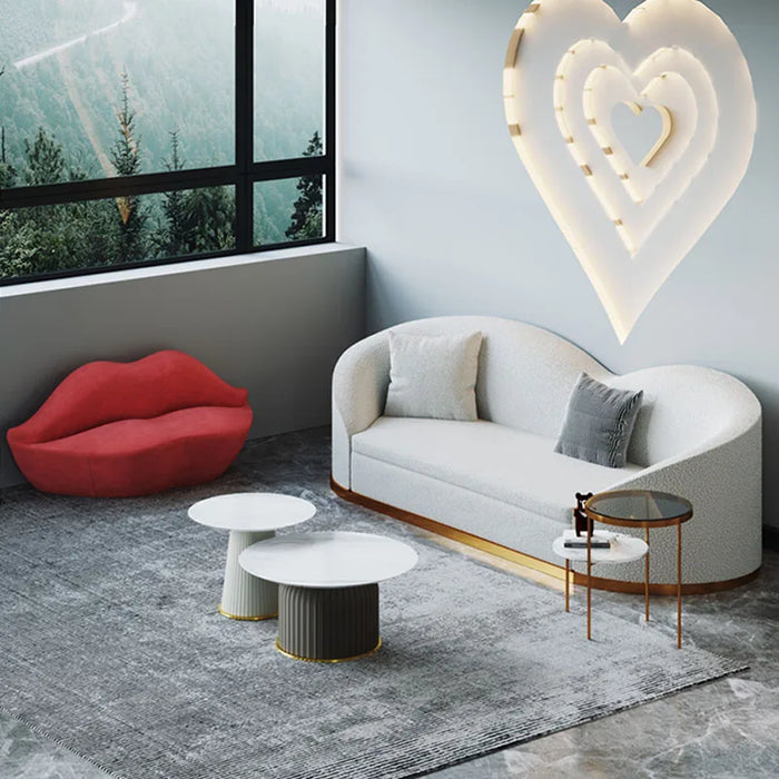 Nordic Velvet Sofa Relax Foam Sponge Luxury 3 Seater Modern White Couch Unusual Designer Lazy Adults Canape Salon Home Furniture