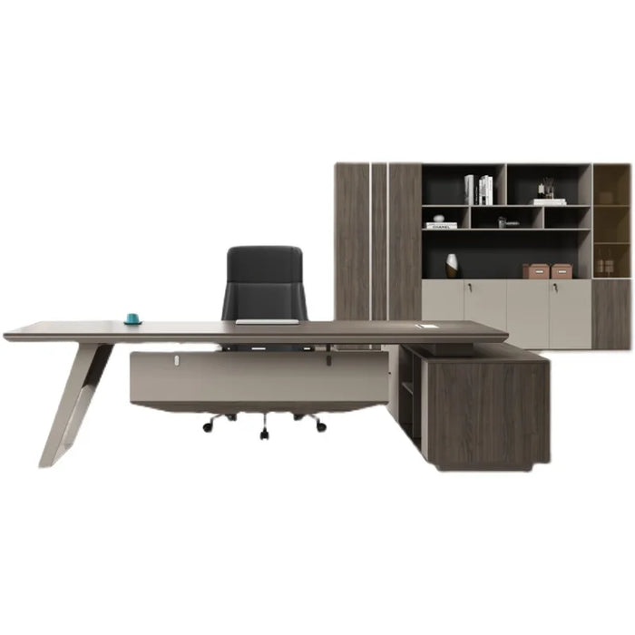 Modern Computer Office Desk Executive Study Writing Office Desk Cabinets Conference Accessories Mesas De Computador Furniture