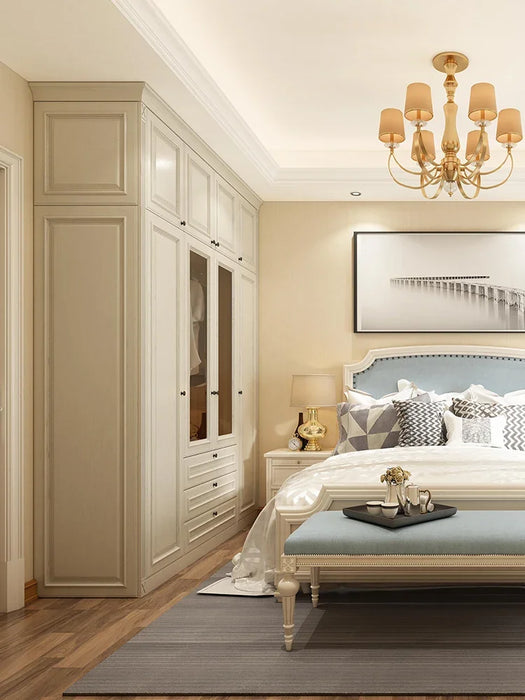Luxury cloakroom wardrobe custom Jin Quanwu custom walk-in integral furniture