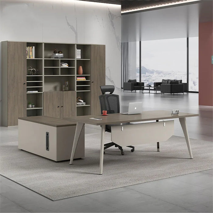 Modern Writing Desk Wooden Drawers Work Luxury Office Desks Workstation Executive Corner Scrivania Con Cassetti Furniture