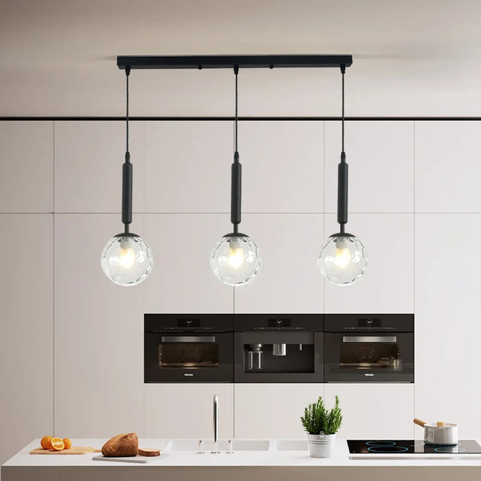 Nordic Modern Bedroom Bedside Creative Glass Restaurant Chandelier Bar Counter Clothing Store Milk Tea Shop Small Chandelier