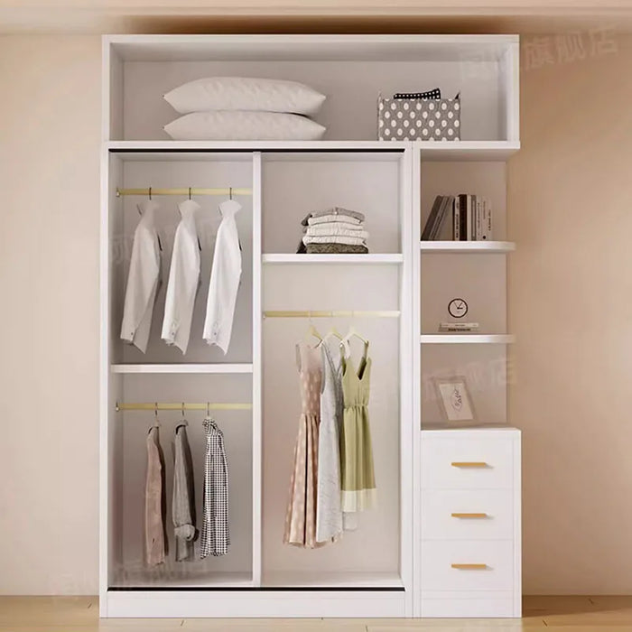 Luxurious Drawer Wardrobe Modern Heavy Duty Multifunction Storage Wardrobe Organizer Bedroom Rangement Chambre Home Furniture