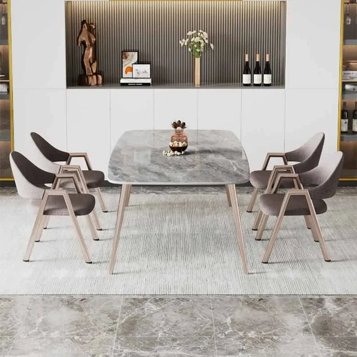 Small Waterproof Dining Table Set Legs Metal White Kitchen Makeup Coffee Tables Outside Modern Mesas De Jantar Home Furniture