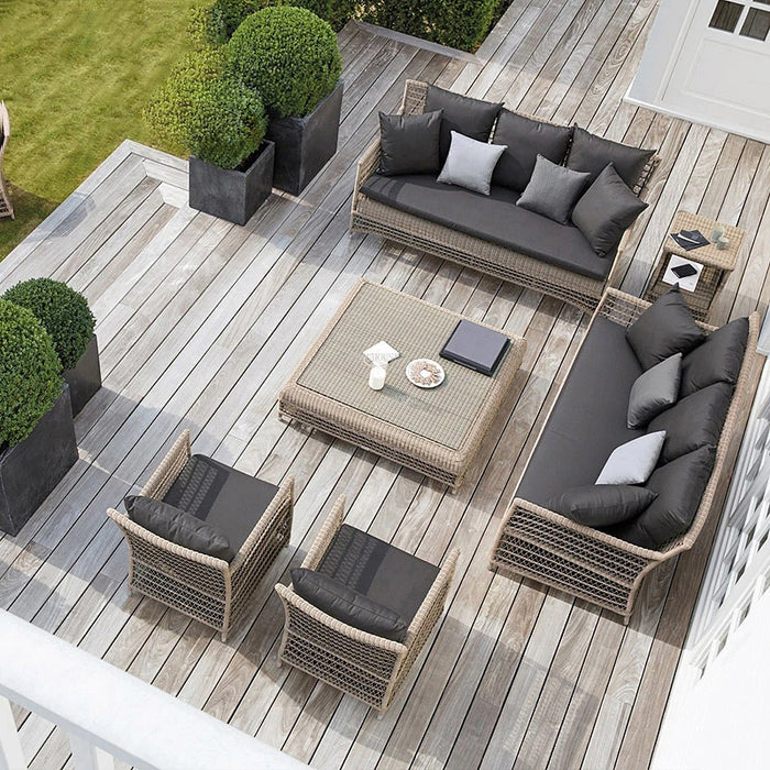 Sun Lounger Rattan Outdoor Chairs Beach Sofa Modern Patio Chairs Leisure Camping Chair Backrest Silla Playa Outdoor Furniture