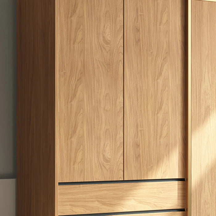 Big Wooden Wardrobe Multifunctional Organizer Designer Simple Drying Rack Combination Closet Storage Roperos Korean Furniture