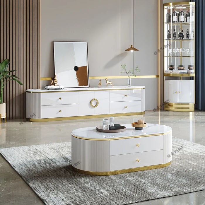 Consoles Table TV Stands Floating Modern Plant Fireplace TV Stands Display Mid Century Muebles Para Casa Living Room Furniture