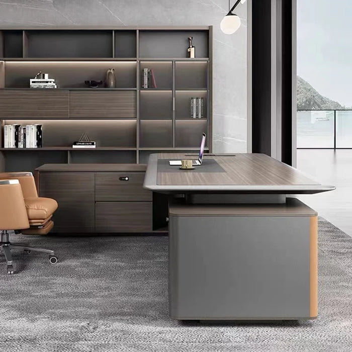 Corner Luxury Standing Desk Computer Executive L Shape Drawers Office Desk Meeting Workbench Tavolo Da Lavoro Office Furniture