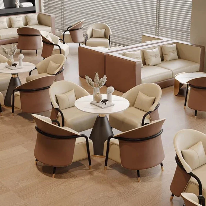 Accent Nordic Negotiation Set Designer Living Room Mobile Chair Balcony Modern Tavolino Da Salotto Dining Room Set Furniture