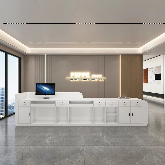 Salon Clothing Reception Desk Checkout Modern Coffee Shop Cashier Counter Office Hotel Comptoir De Caisse Boutique Bar Furniture