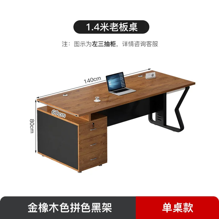 Wooden Organizer Study Table Computer Makeup Reception Vanity Office Desk Meeting Scrivanie Per Computer Modern Furniture