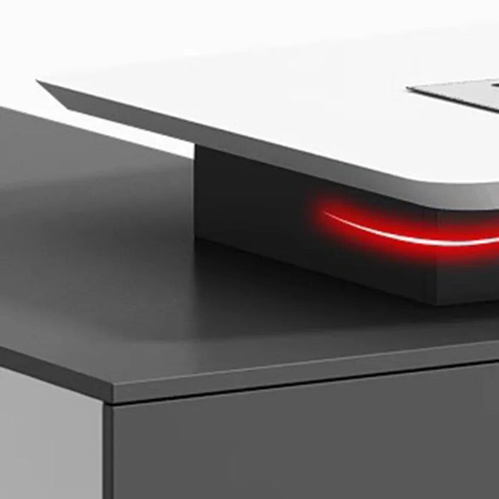 Luxury Office Desk Standing Bedroom Storage Standing Writing Desk Workstation Drawers Scrivania Con Cassetti Modern Furniture