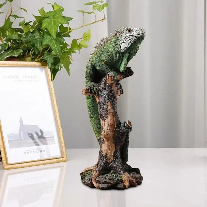 Lizard Statues Vivid Eco-Friendly Tabletop - Home Decor Items - Unique Tabletop Decor