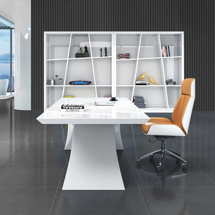 Computer Executive Standing Desk Desktops Home Office White Modern Work Desk Study Meeting Escritorios De Oficina Gaming Table