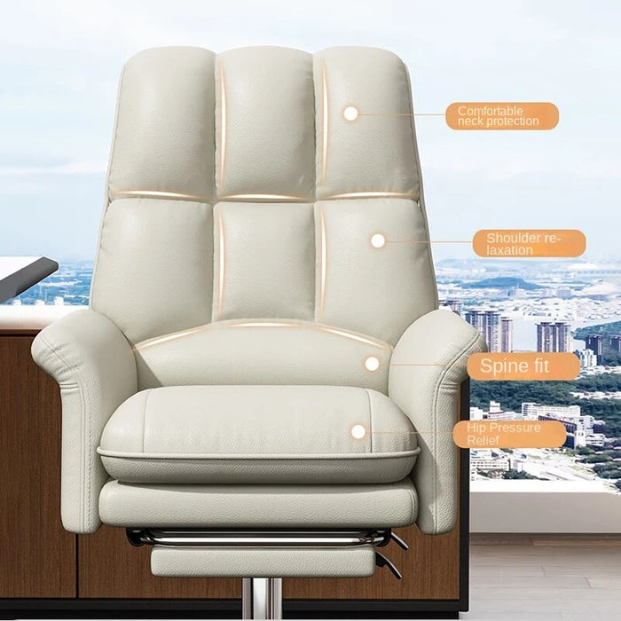 Home Office Computer Chair Comfortable Backrest Reclining Sofa Boss Cтул Can Be Lifted and Swiveled With Resting Feet Cadeira
