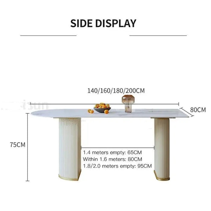 Luxury Italian Dining Table Kitchen Console Center Dinner Table End Restaurant Office Muebles De Cocina Garden Furniture Sets GM