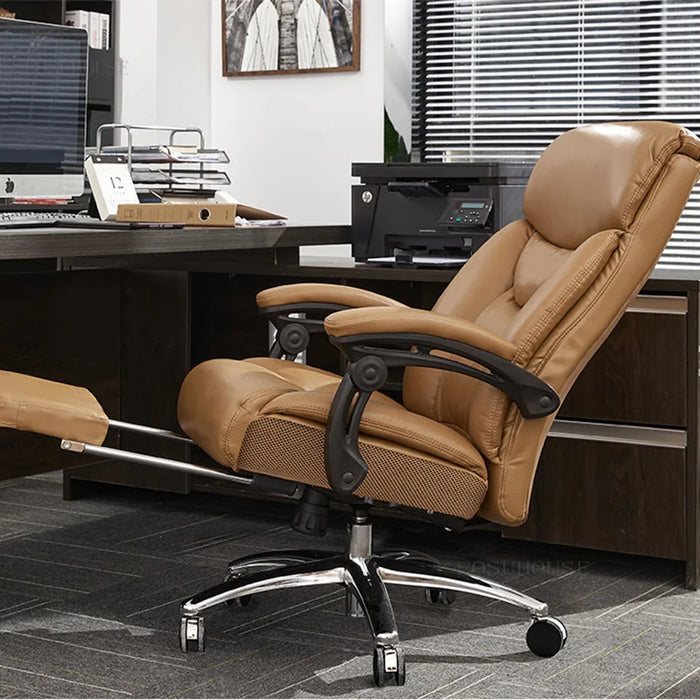 Nordic Modern Office Chairs Relaxing Soft Cushion Lift Swivel Office Chair Backrest Armchair Sillas Oficina Bedroom Furniture