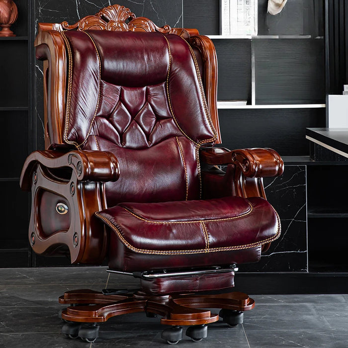 Computer Gaming Office Chair Modern Massage Leather Luxury Office Chair Ergonomic Sillas De Escritorio Bedroom Furniture