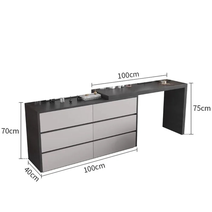 Drawer Mirror Makeup Vanity Table Dresser Stand Bedroom Girls Makeup Table Storage Cabinet Meuble Coiffeuse Home Furniture