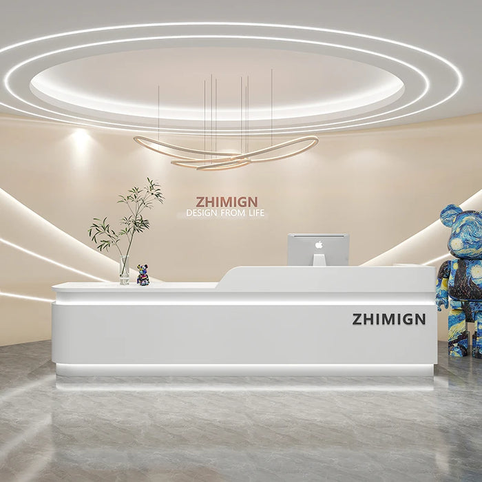 Office Front Reception Desks Cashier Shop Checkout Service Reception Desks Commercial Bancone Reception Minimalist Furniture