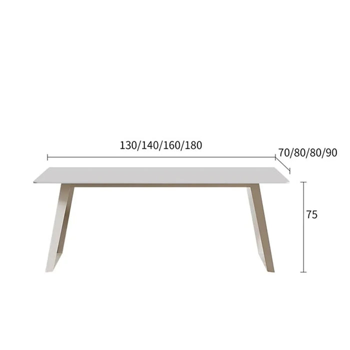 High Set 4 Chairs Dining Table Minimalist Hotel Lobby Dining Table Waterproof Legs 75cm Muebles De Cocina Living Room Furniture