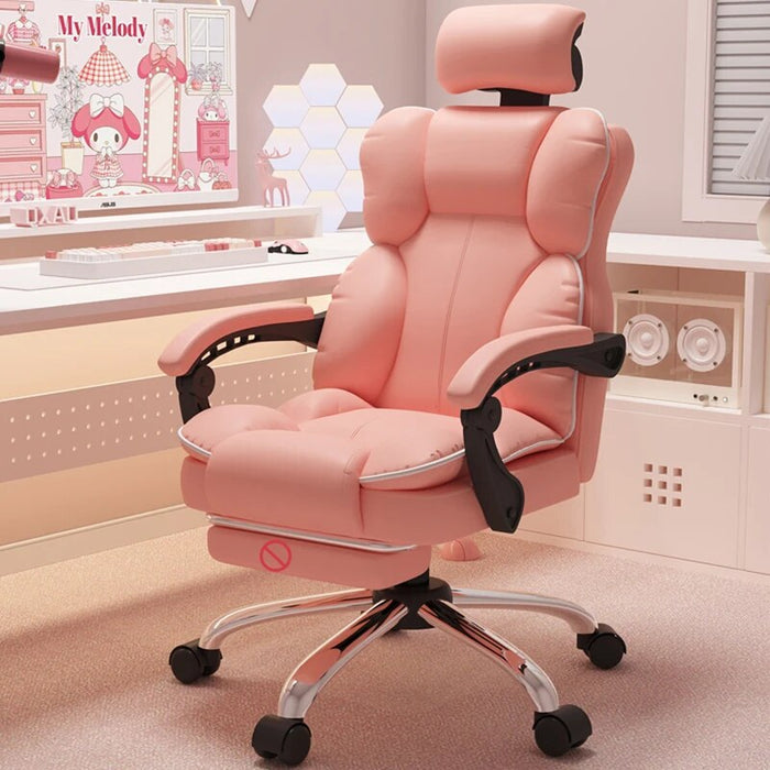 Fashion Swivel Office Chairs Organizer Gamer Leather Elastic Lounge Work Chair Professional Design Silla Plegable Furnitures