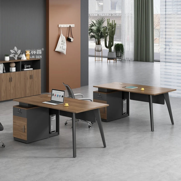 Single Commercial Office Desk Clerk Table Home Computer Office Desk Modern Simplicity Escritorio Ordenador Work Furniture QF50OD
