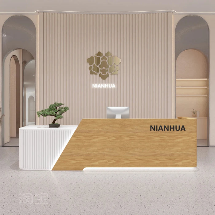 Luxury Executive Reception Desks Counter Replica Hospital Office Front Desk Podium Escrivaninha Para Quarto Luxury Furniture