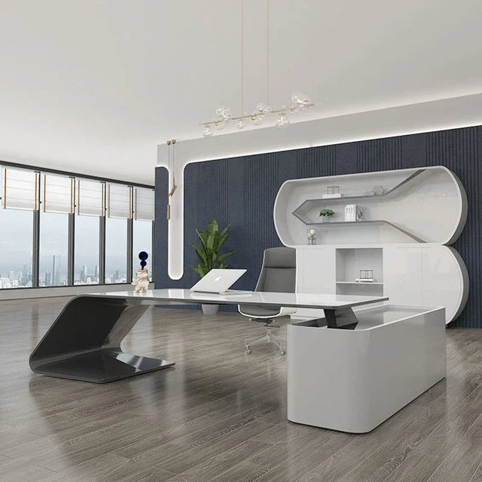Standing Desk Organizer Conference L Shaped Drafting Executive Desk Writing Modern School Mesa Escritorio Italian Furniture