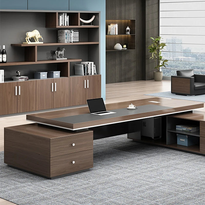 Executive Drawers Office Desk Bedroom Desktop Reception Gaming Office Desk Workbench Scrivania Con Cassetti Home Furniture