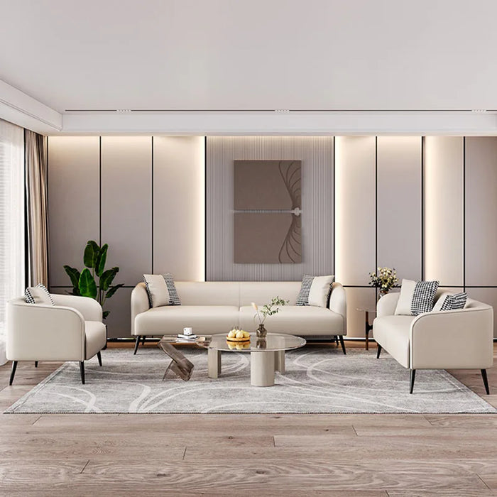 Living Room Leather Sofa Recliner Minimalist Luxury Loveseat Sofa Adults Unusual Reading Unique Canape Salon Bedroom Furniture