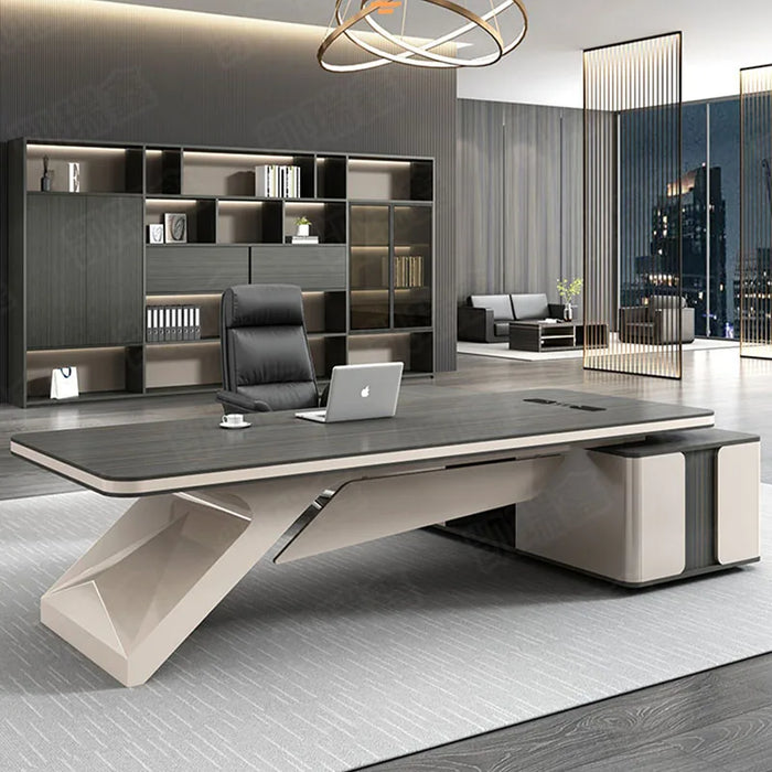 Modern Computer Office Desks Shelf Reception Writing Storage Executive Study Work Console Luxury Biurka Komputerowe Furnitures