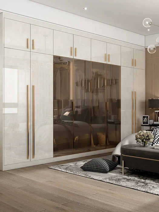 Luxury cloakroom wardrobe custom Jin Quanwu custom walk-in integral furniture