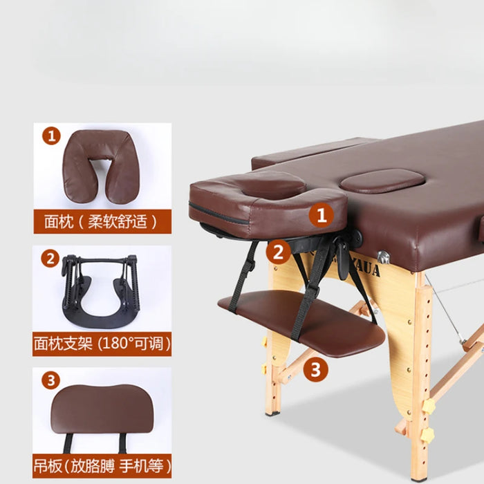 Portable Treatment Massage Bed Folding Eyelash Beauty Stretcher Couch Massage Bed Spa Cosmetic Camilla Salon Furniture LJ50MB